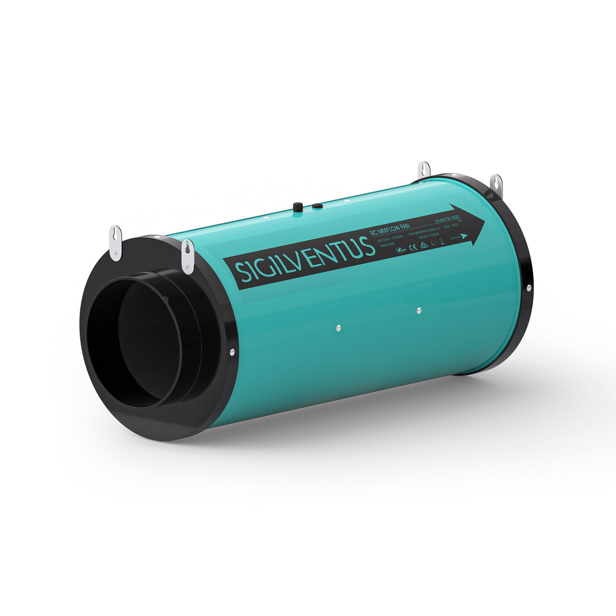 PROLINE SILENCED 8” EC Inline Fan – High-Performance Duct Fan for Hydroponic Grow Environments