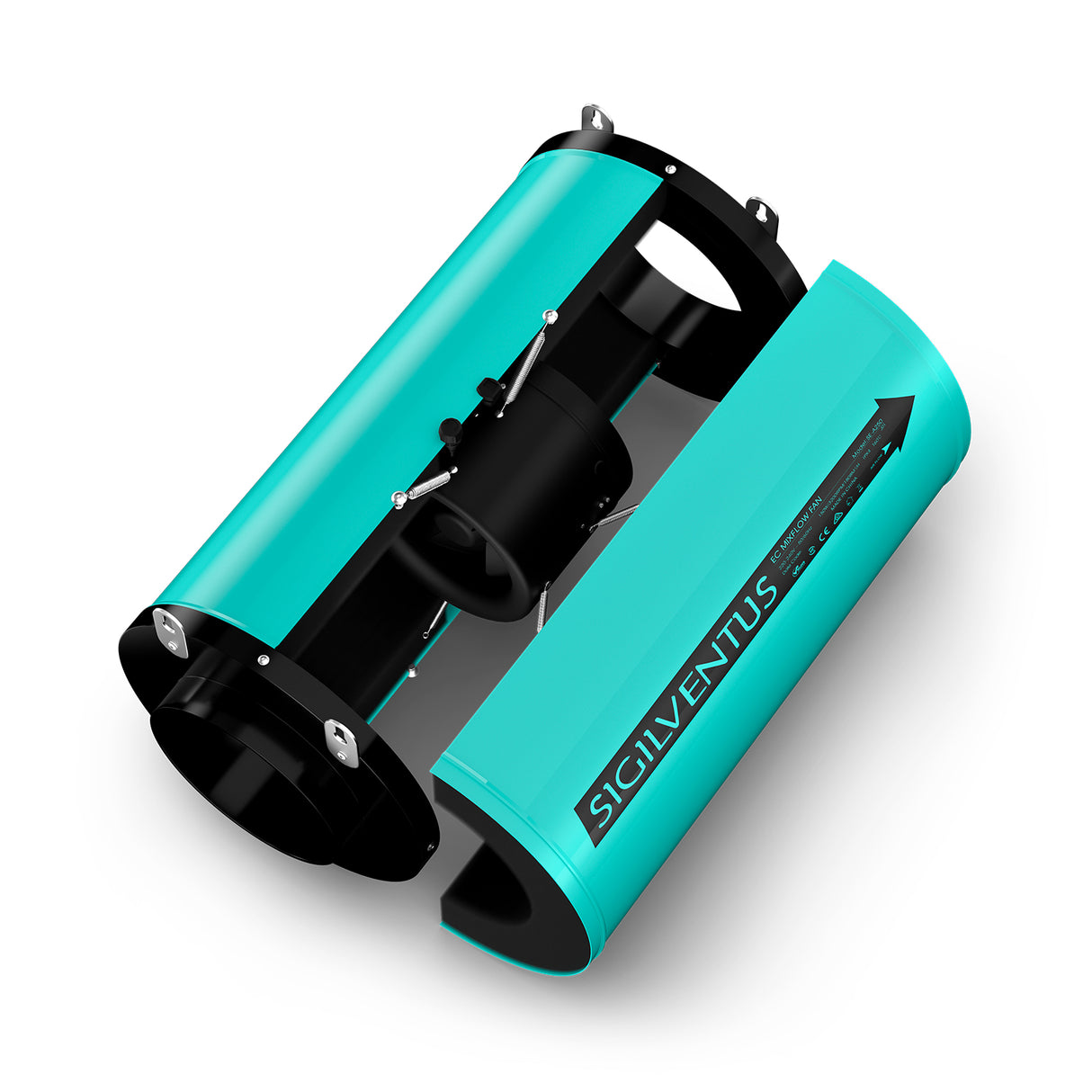 PROLINE SILENCED 10” EC Inline Fan – Powerful Ventilation for Large Grow Tents & Carbon Filters