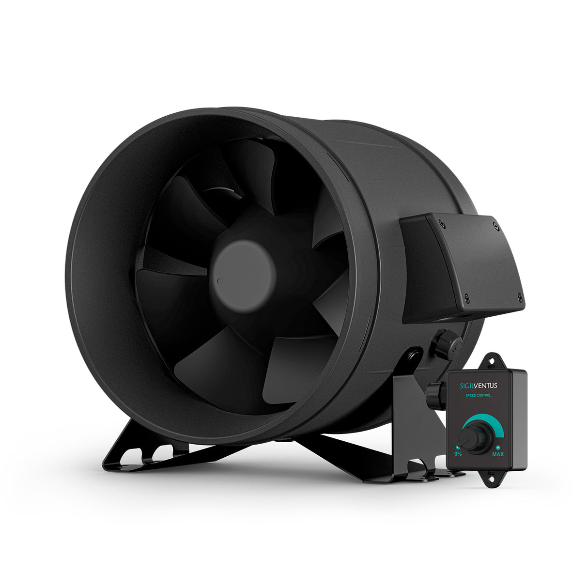 LITELINE 8” EC MixFlow Inline Fan – IP68 Waterproof, Variable Speed Control