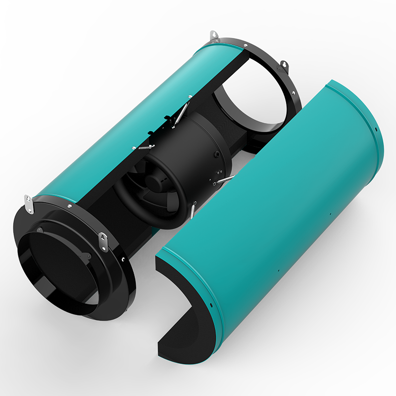 PROLINE SILENCED 8” EC Inline Fan – High-Performance Duct Fan for Hydroponic Grow Environments