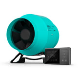 SigilVentus PROLINE 4” EC Inline Duct Fan System with Temperature & Humidity Controller, 4-Inch