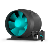 LITELINE 6.3” EC MixFlow Inline Fan – IP68 Waterproof, Variable Speed Control