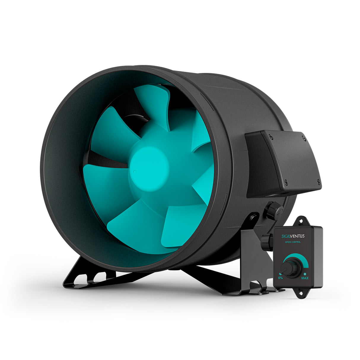 LITELINE 8” EC MixFlow Inline Fan – IP68 Waterproof, Variable Speed Control