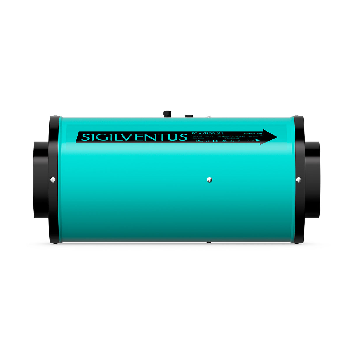 PROLINE SILENCED 12” EC Inline Fan – Industrial Airflow for Multi-Rack Hydroponic Grow Rooms