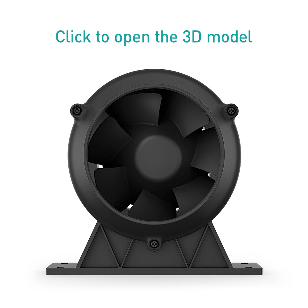 LITELINE 4” EC MixFlow Inline Fan – IP68 Waterproof, Variable Speed Control