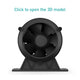 LITELINE 4” EC MixFlow Inline Fan – IP68 Waterproof, Variable Speed Control
