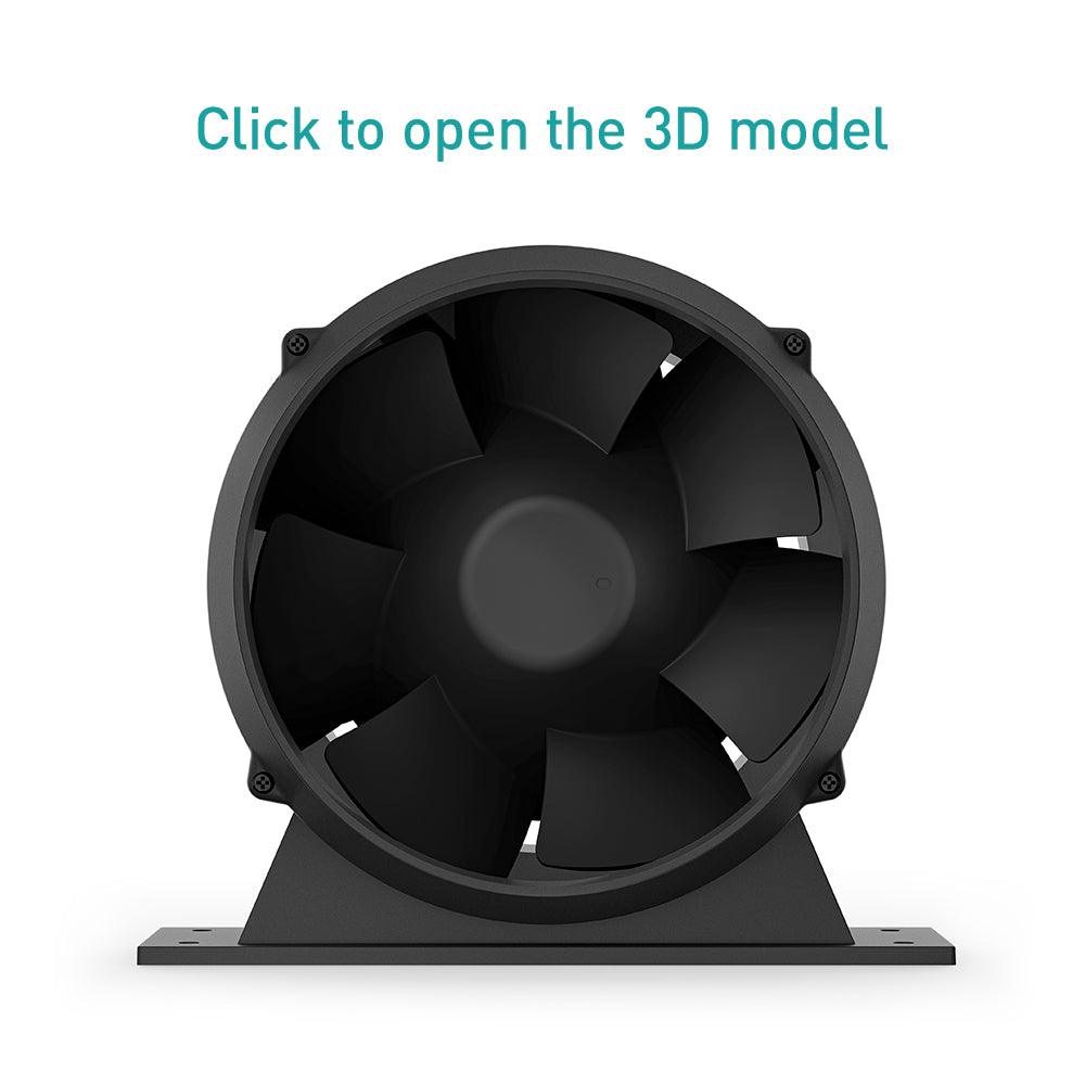 LITELINE 6.3” EC MixFlow Inline Fan – IP68 Waterproof, Variable Speed Control