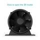 LITELINE 6.3” EC MixFlow Inline Fan – IP68 Waterproof, Variable Speed Control