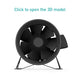 LITELINE 8” EC MixFlow Inline Fan – IP68 Waterproof, Variable Speed Control